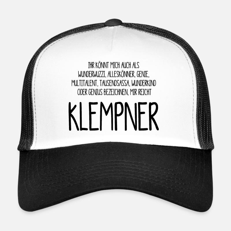 Klempner – ein Alleskönner, Genie, Multitalent Trucker Cap