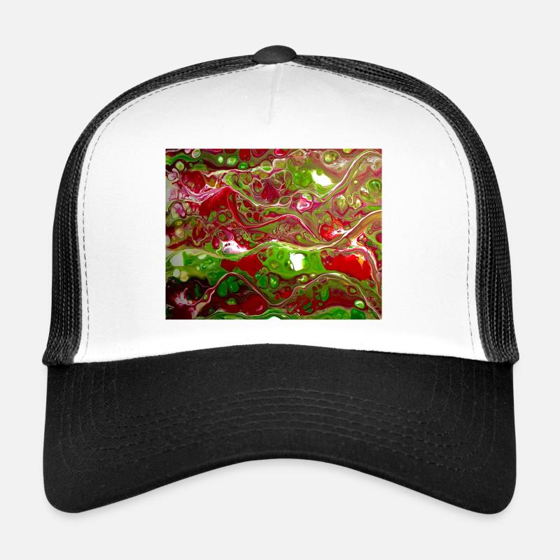 Christmas flurry - Trucker Cap - white/black
