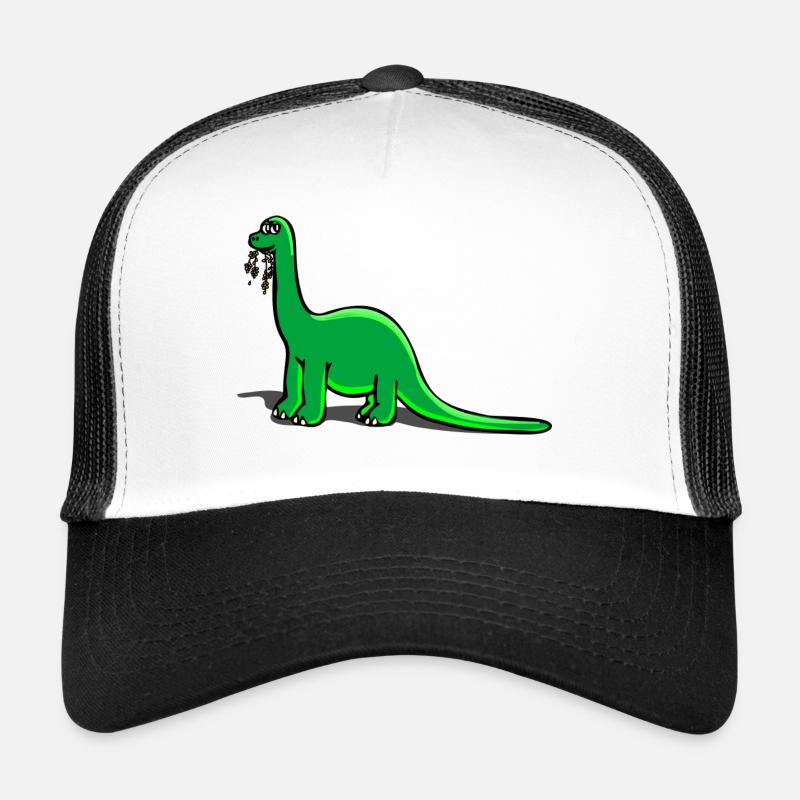 dinosaure - Casquette trucker  - blanc/noir