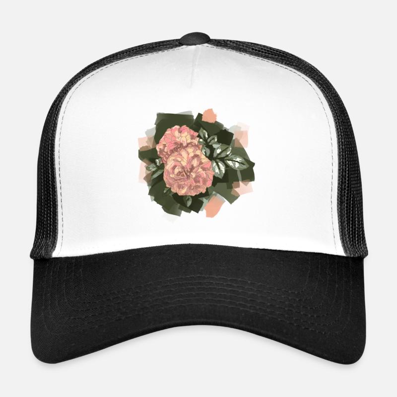 Rose 1 Casquette trucker 