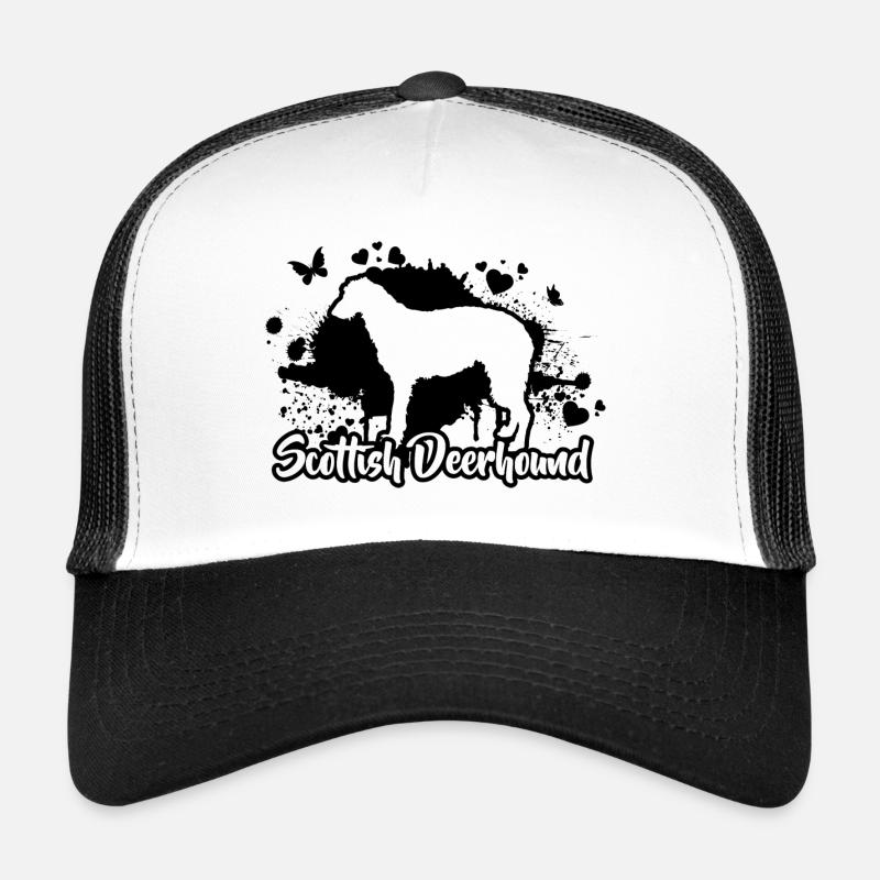SCOTTISH DEERHOUND Chien chien lévrier Wilsigns Casquette trucker 