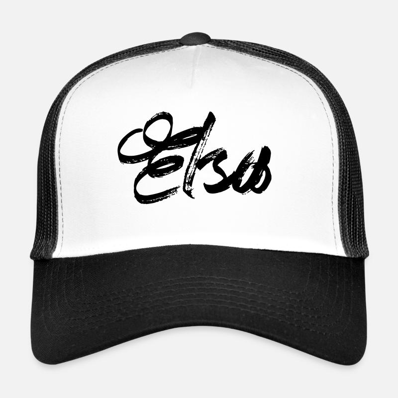 Elsa - Trucker Cap - white/black