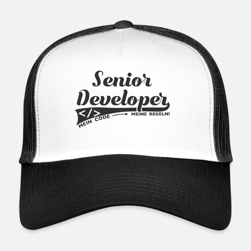 Senior Developer Software Entwickler Geschenk Nerd Trucker Cap