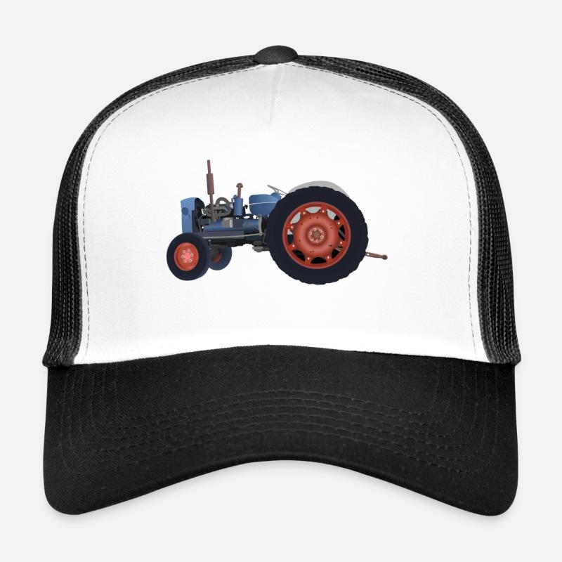 tractor - Trucker Cap - white/black