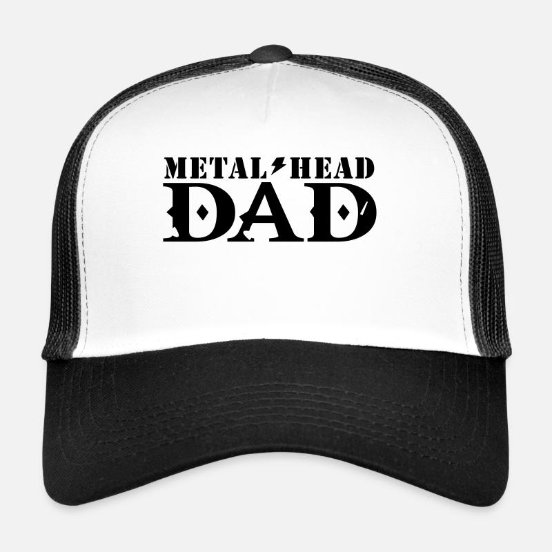 metal head dad Trucker Cap
