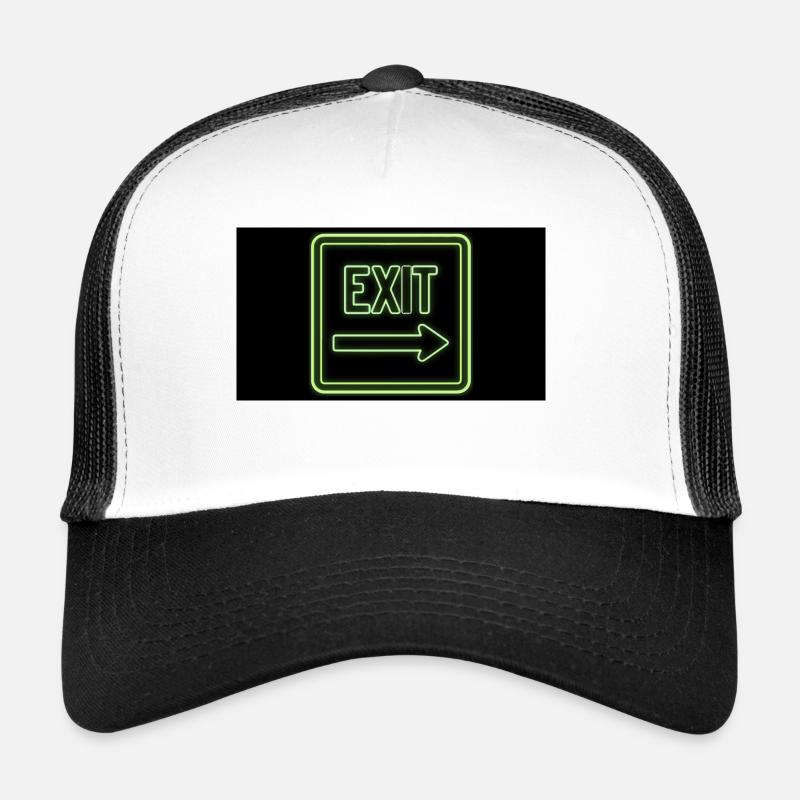 Exit - Casquette trucker  - blanc/noir
