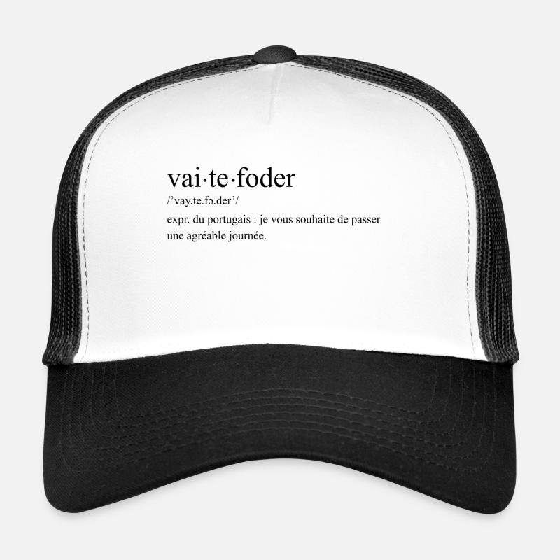 vaitefoder definition portugal Casquette trucker 
