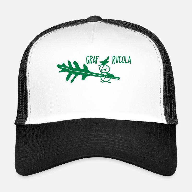 Graf Rucola - Trucker Cap - Weiß/Schwarz