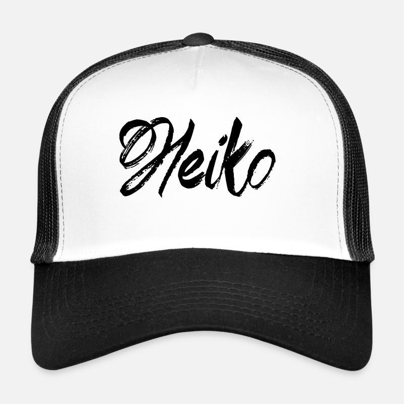 Heiko - Trucker Cap - Weiß/Schwarz