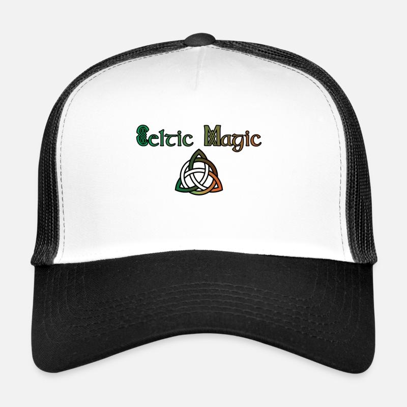Celtic Magic - Keltische Magie - Trucker Cap - Weiß/Schwarz