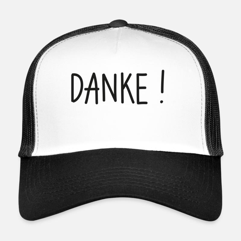 Danke! Dankeschön sagen. Trucker Cap