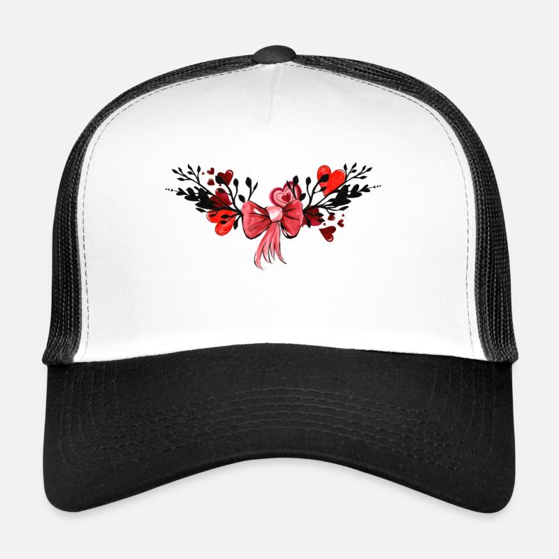 Love - Trucker Cap - white/black