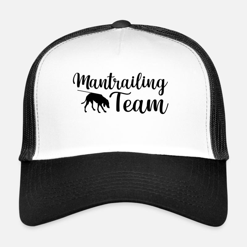 Mantrailing Team Dog Sports - Trucker Cap - white/black