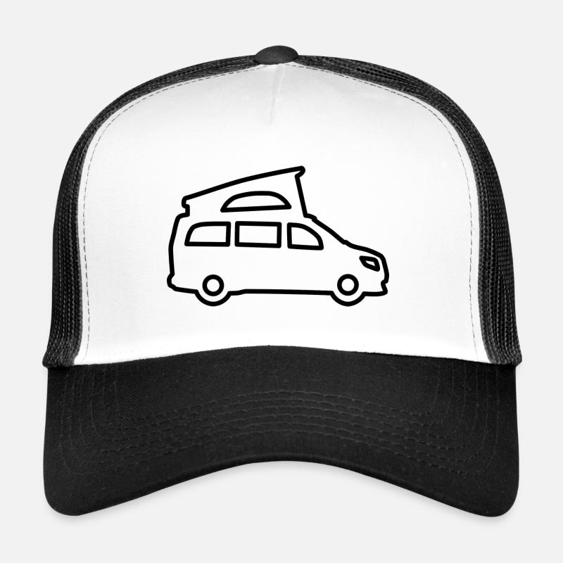 Campingbus / Van 2 - Schlichte Kontur Trucker Cap
