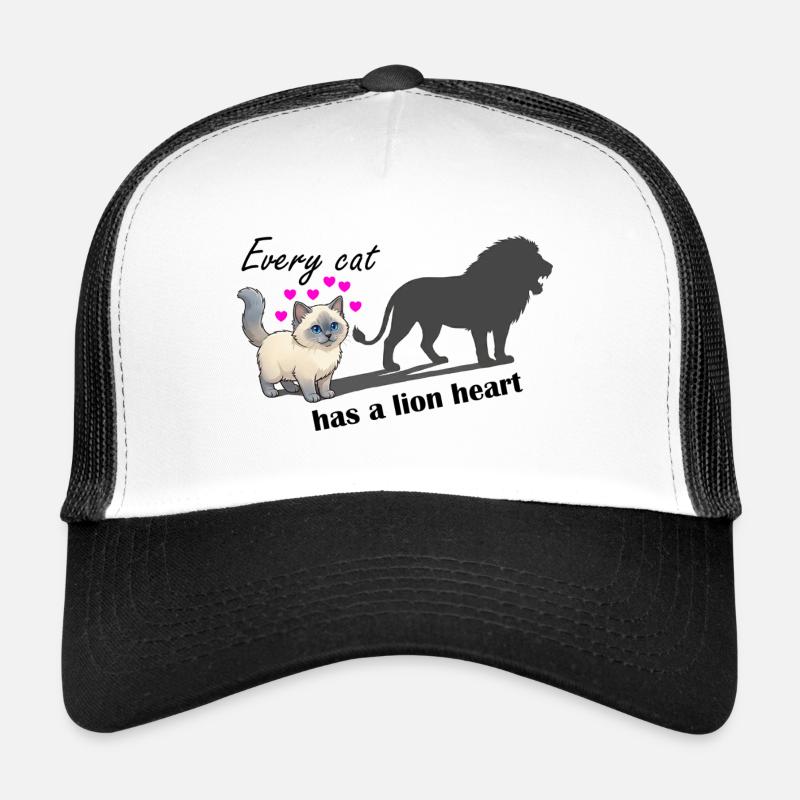 Chaque chat a un cœur de lion Casquette trucker