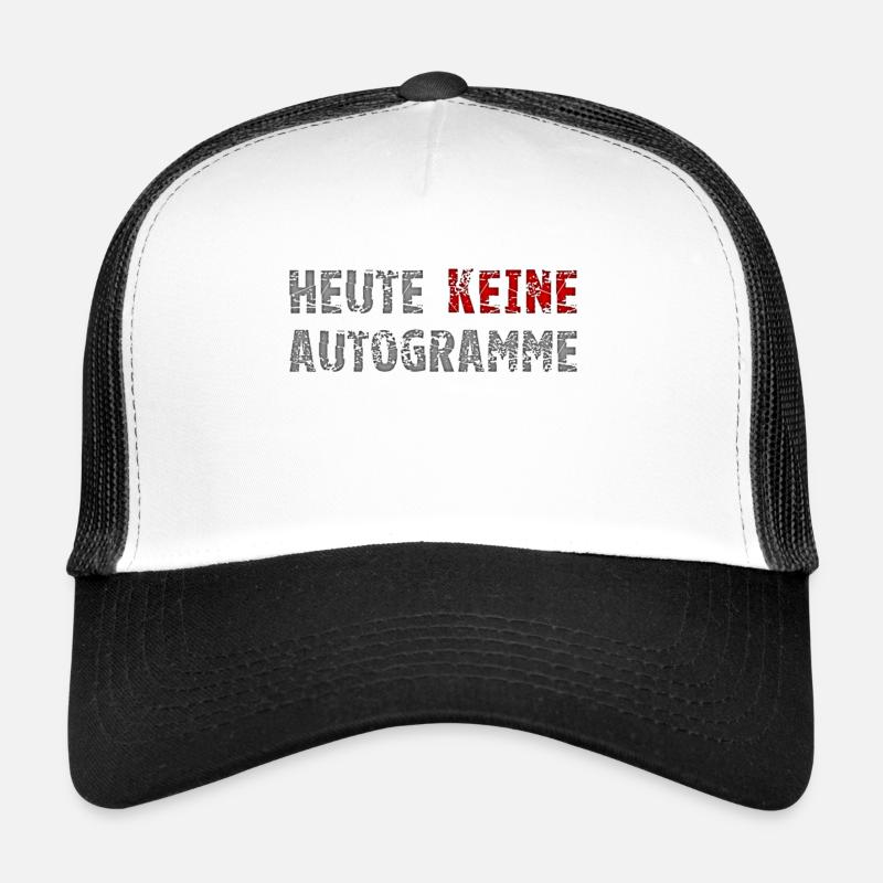 There are no autographs Trucker Cap