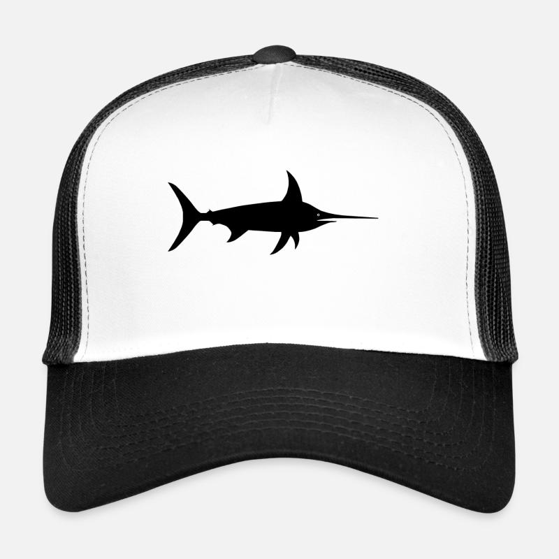 Swordfish - Trucker Cap - white/black