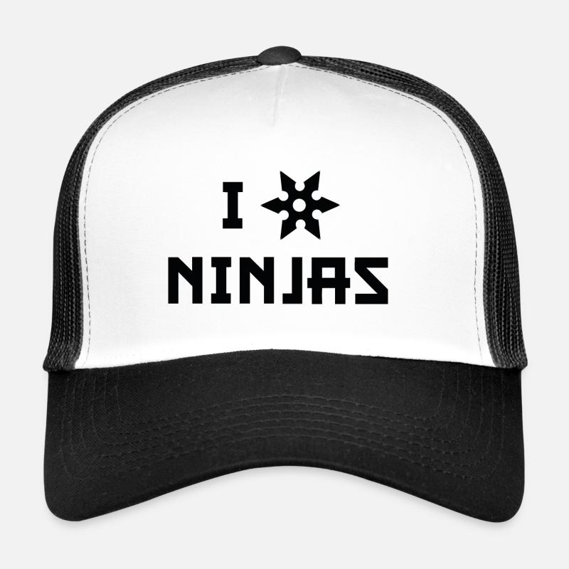 I Love Ninjas Trucker Cap
