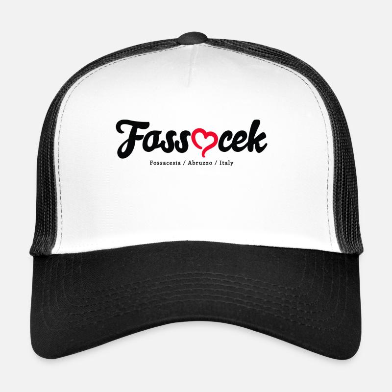 Fossacek - Trucker Cap - Weiß/Schwarz