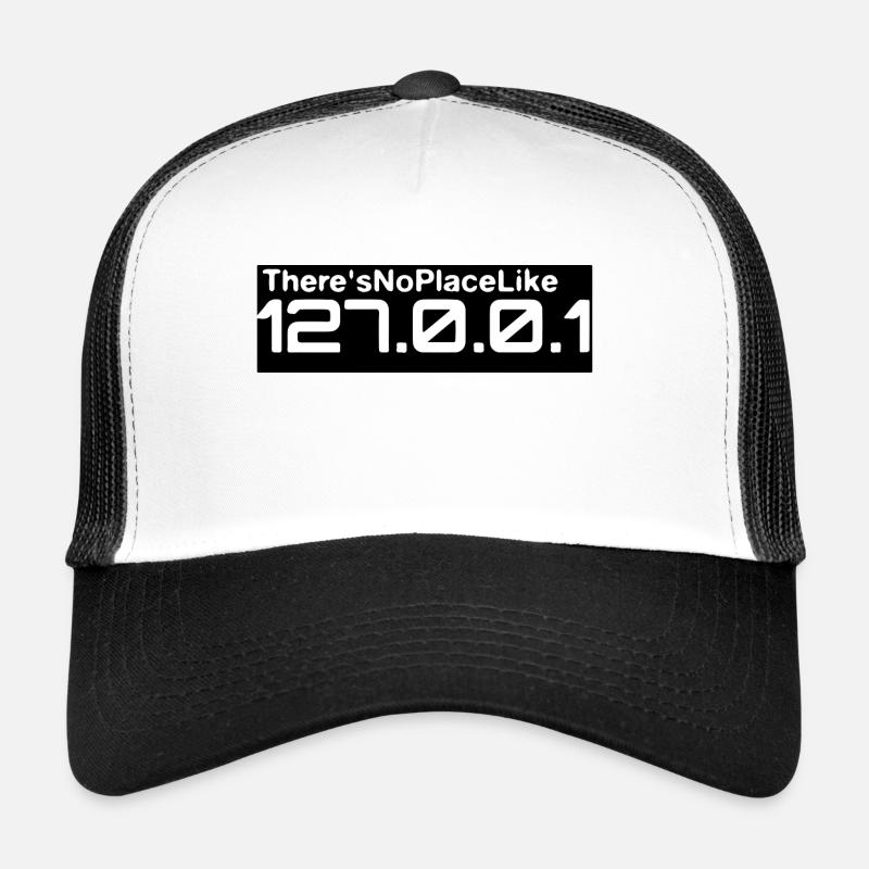 geek - Trucker Cap - white/black