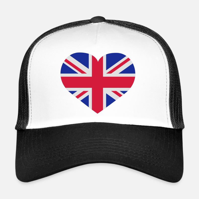 UK England Herz Trucker Cap