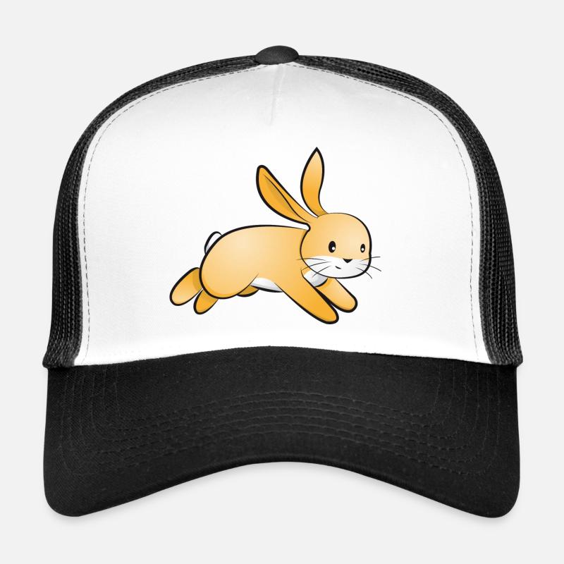 Hase - Trucker Cap - Weiß/Schwarz