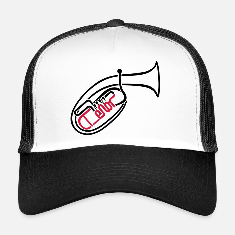 Tenorhorn 2 - Trucker Cap - Weiß/Schwarz