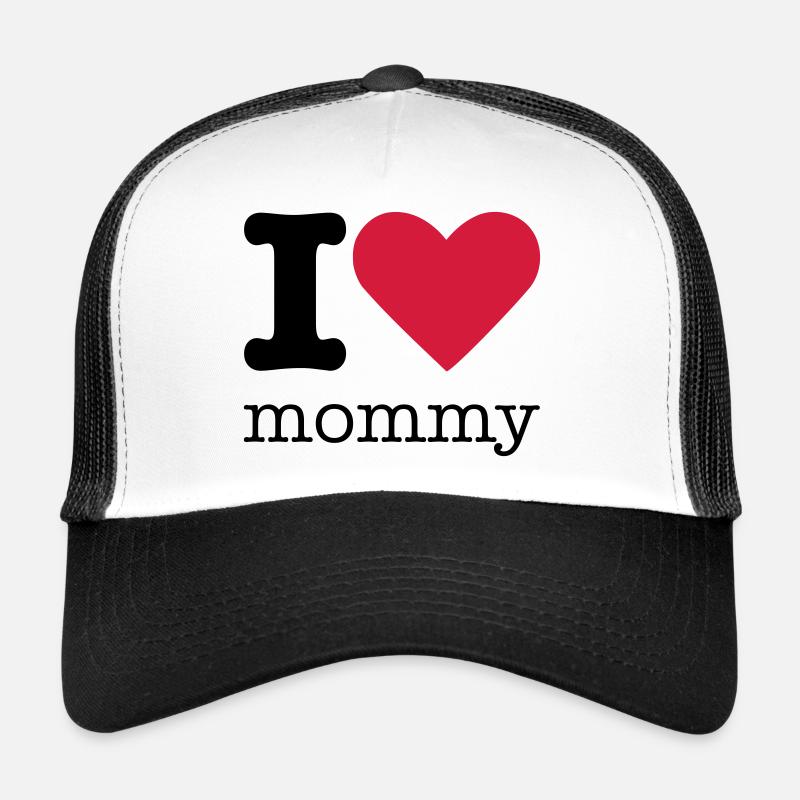 I Love Mommy - Trucker Cap - white/black