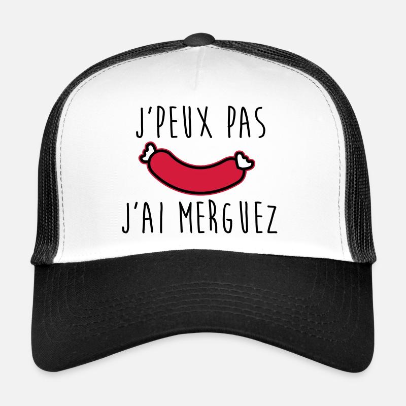 Je peux pas j'ai merguez Casquette trucker 