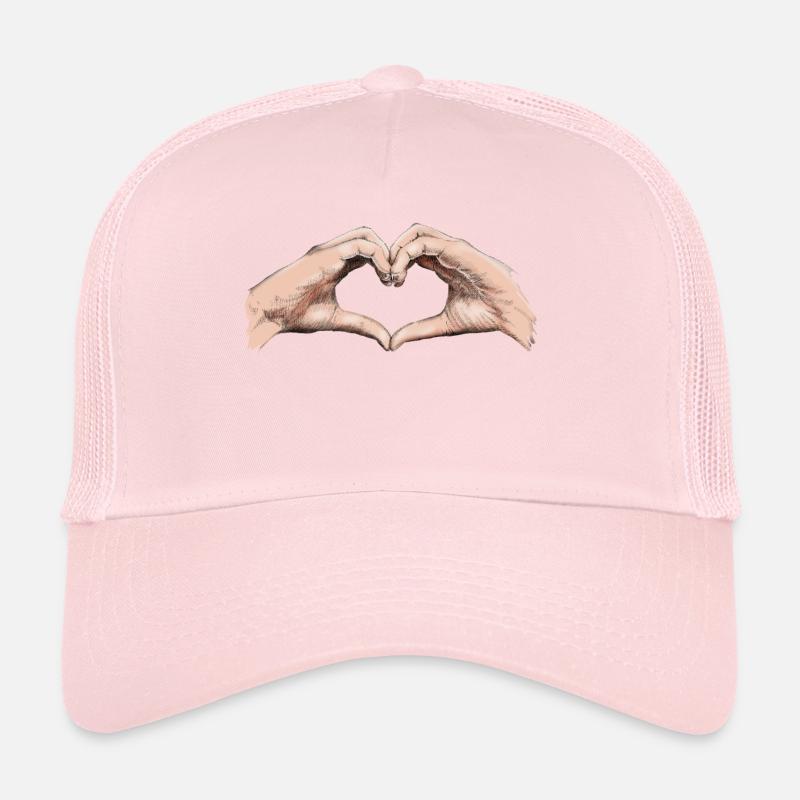 Hands heart Casquette trucker 