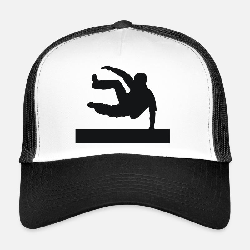 Le parkour - Trucker Cap - Weiß/Schwarz
