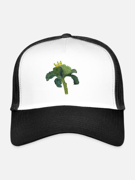 Kohlkönig - Trucker Cap - Weiß/Schwarz