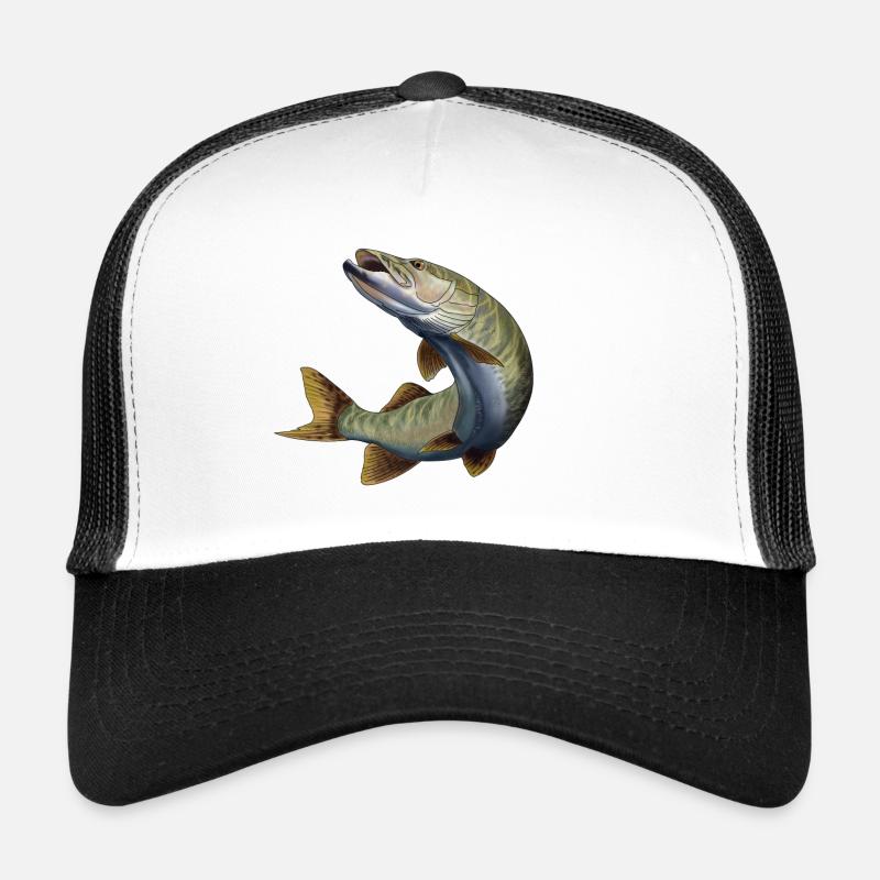 Hecht - Trucker Cap - Weiß/Schwarz