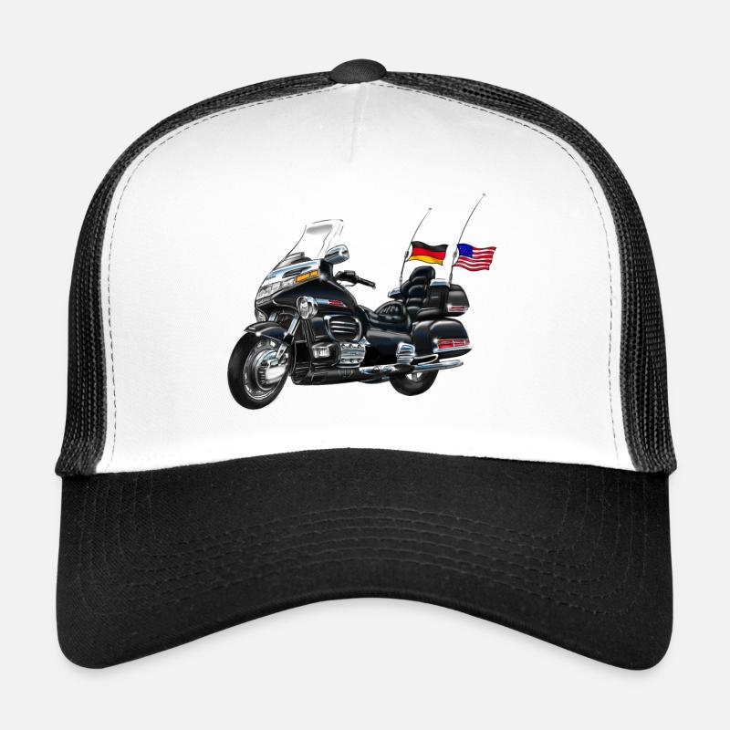 Old Wing - Trucker Cap - Weiß/Schwarz