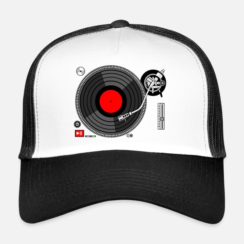 Dj Turntable Trucker Cap