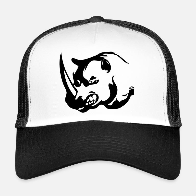 Power Gym III - Casquette trucker  - blanc/noir