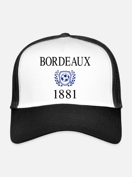 Bordeaux 1881 Origin - Casquette trucker  - blanc/noir - Devant