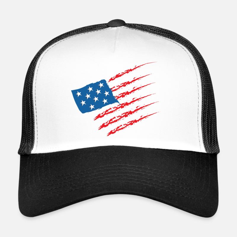États-Unis États-Unis États-Unis États-Unis Amérique Drapeau Casquette trucker 