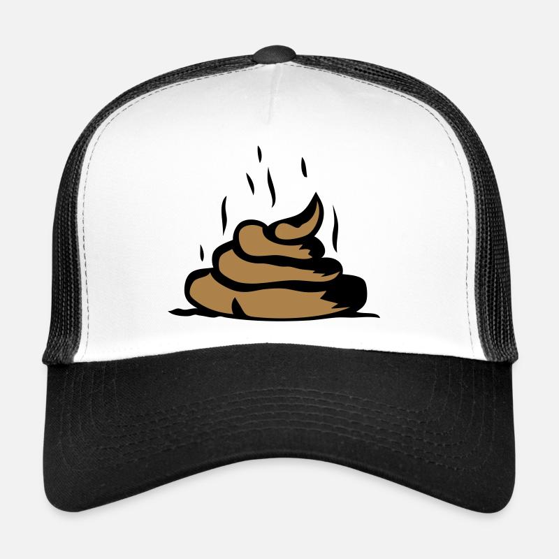 caca merde crotte shit scheibe 2405 Casquette trucker 