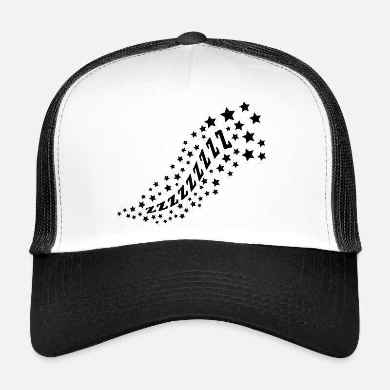 Zzzzz Sleepy - Trucker Cap - Weiß/Schwarz