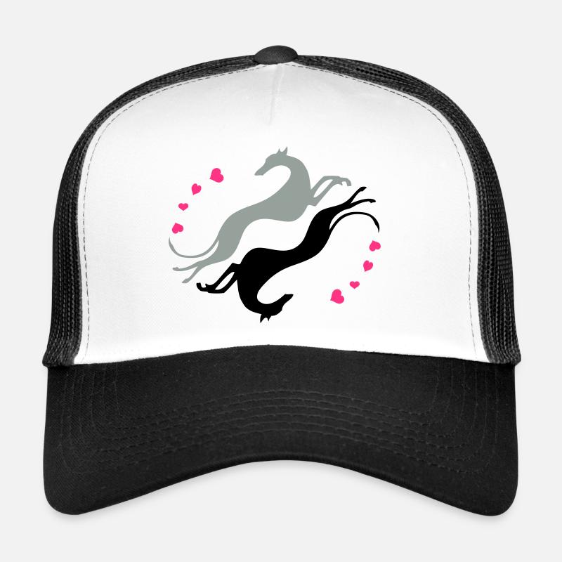 Windhundrennen Wäschetrockner - Trucker Cap - Weiß/Schwarz