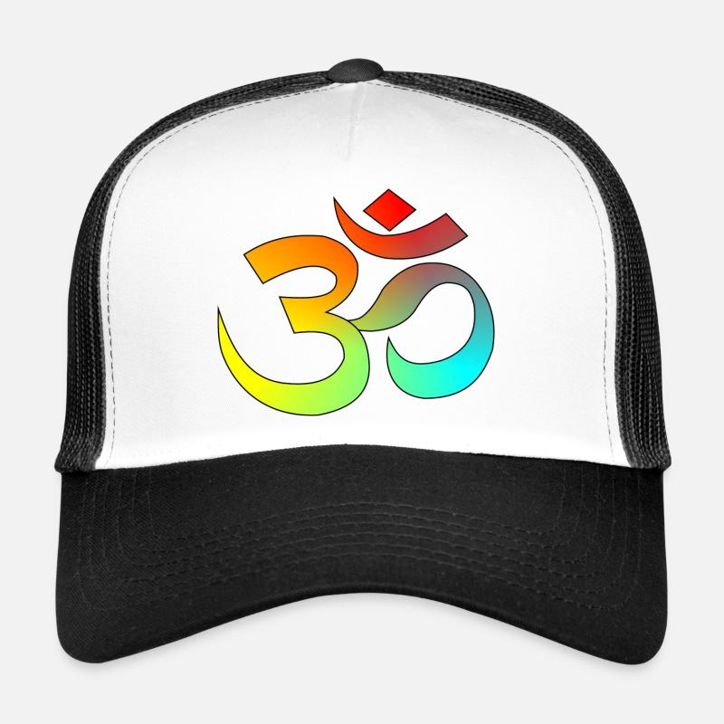 Chinese characters - Trucker Cap - white/black