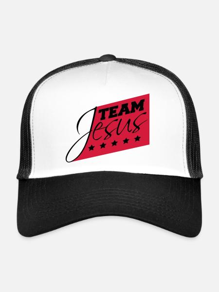 Catholic Team Jesus Christ Christ Evangelical - Trucker Cap - white/black