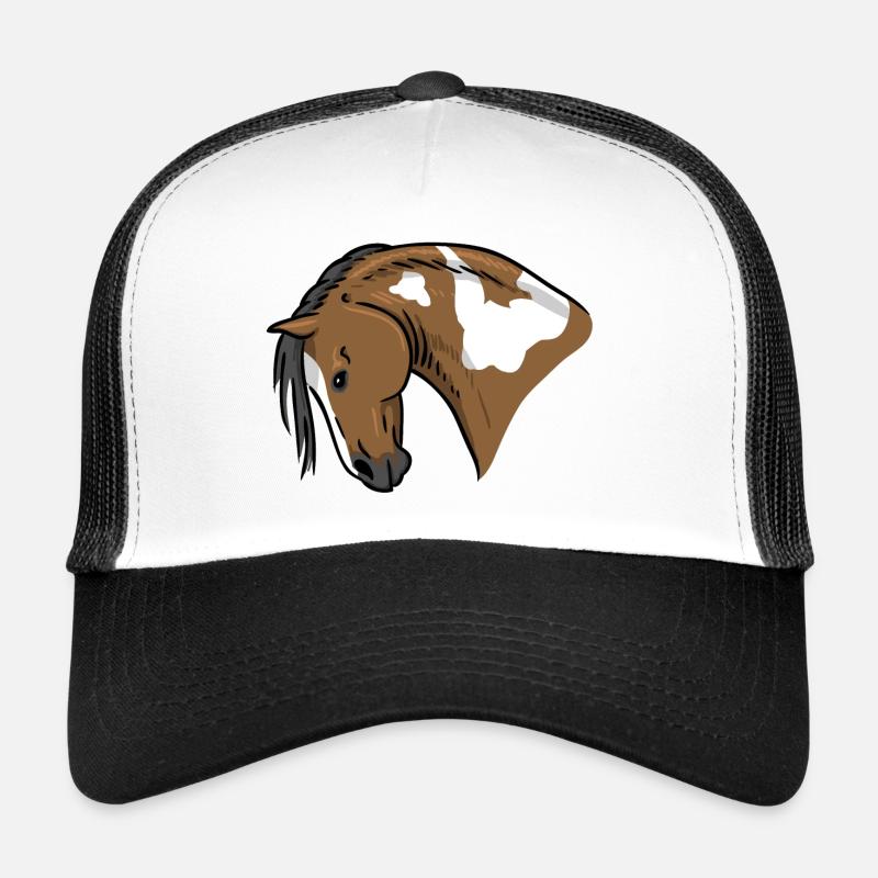 Portrait de cheval Casquette trucker 