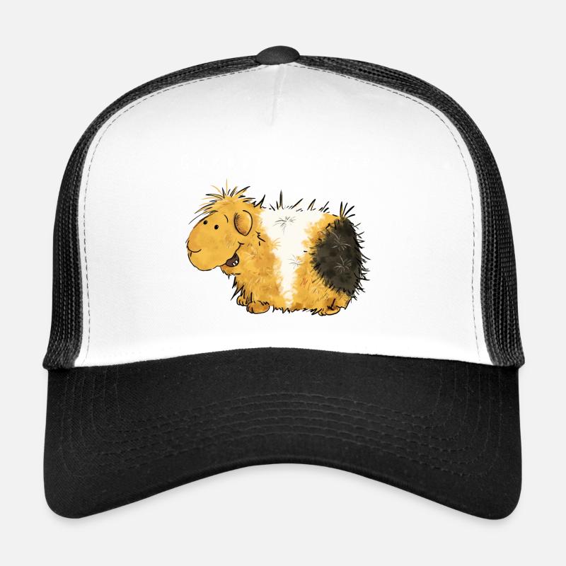 Funny cucumber monster I guinea pig comic Trucker Cap