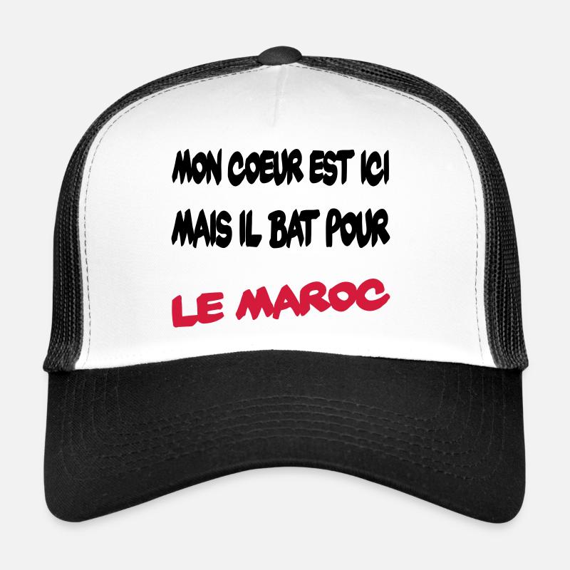 Mon coeur bat pour le Maroc Trucker Cap