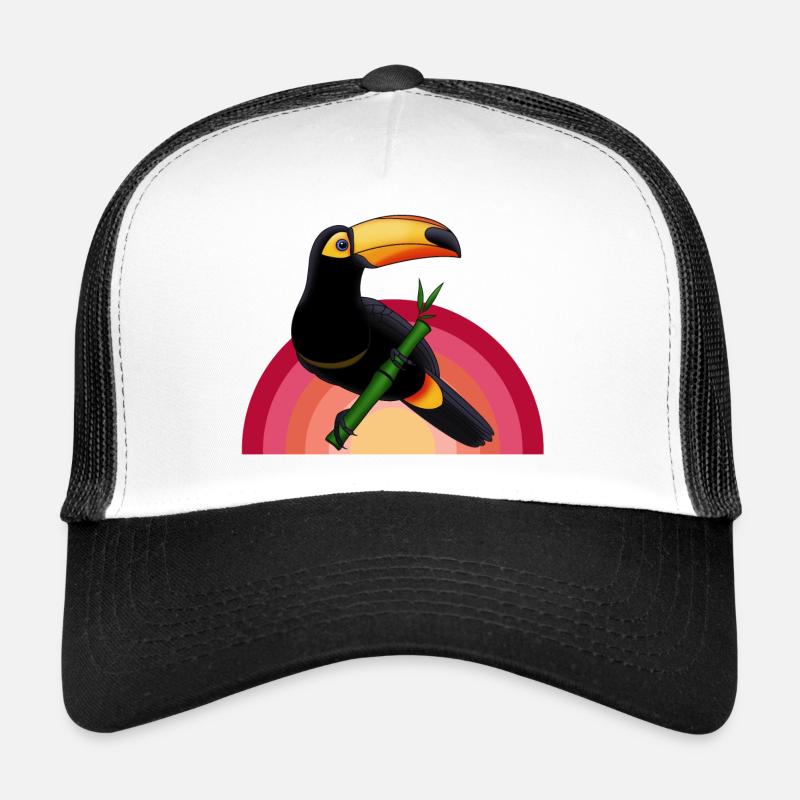 Tukan - Trucker Cap - Weiß/Schwarz