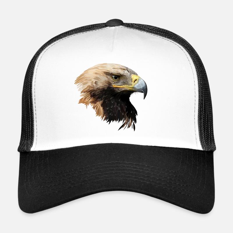 aigle - Casquette trucker  - blanc/noir