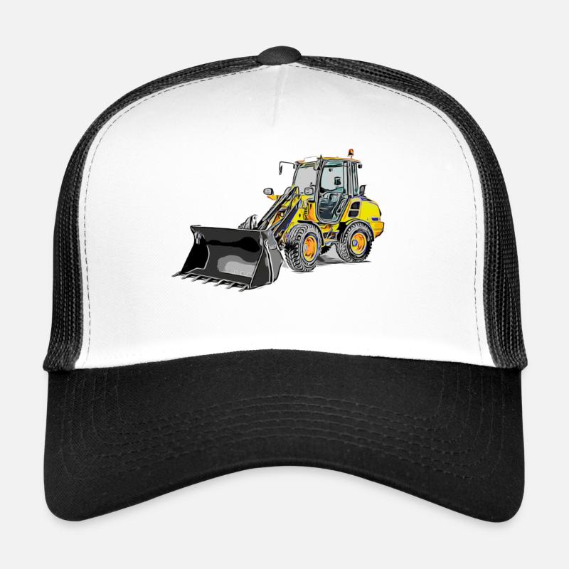 Wheel loader medium Colored Wheel loader Shovel loader Trucker Cap