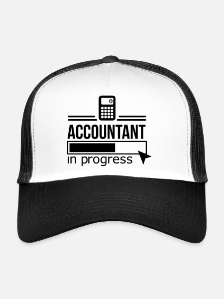accountant - Trucker Cap - white/black